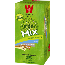 Green Tea Mix Wissotzky 25 bags*1.5 gr